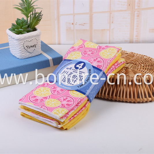 Printed Assorted Towels Pack (8)